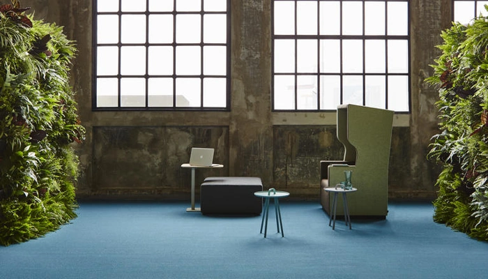 Modern home space wall to wall carpet